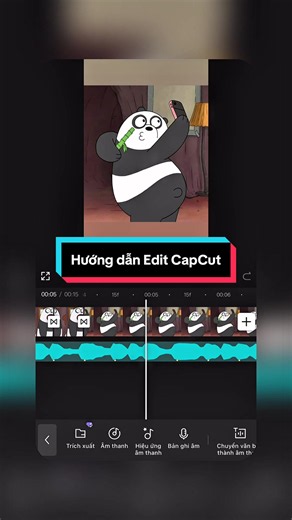 Hướng dẫn edit video Jet Jet Jet trên CapCut (Mẫu 6 ảnh)