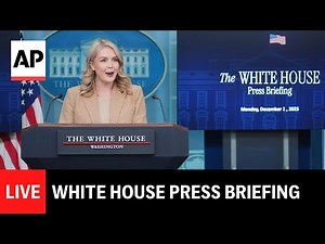 LIVE: White House press briefing with Karoline Leavitt