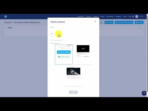 0005 Create a Course in Systeme IO