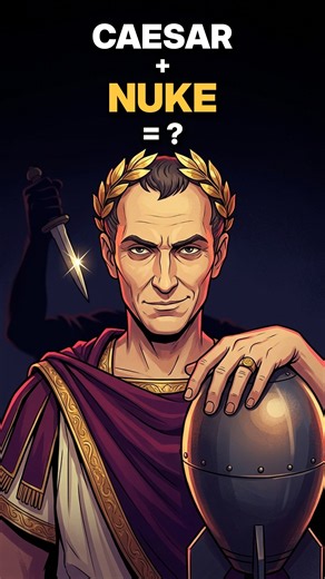 Give Caesar a nuke, and he still dies on March #history #rome
