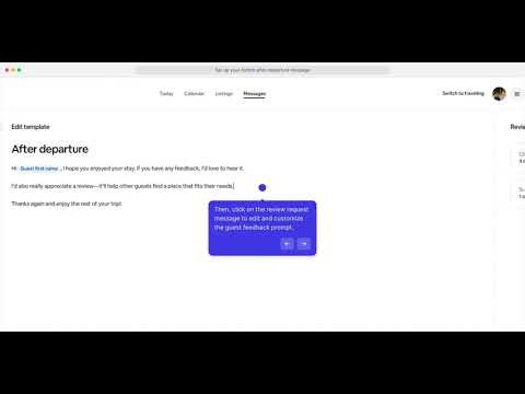 Airbnb After Departure Message (Automate Reviews & Guest Follow-Up)