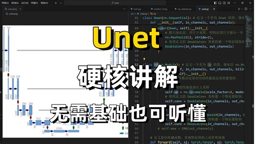 从UNet网络原理到具体项目实战，逐行讲解