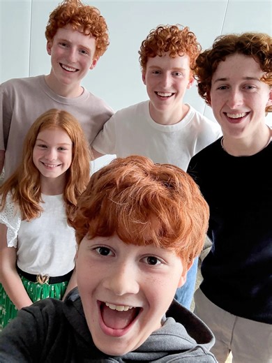 See photos of new-look Weasley siblings in HBO's 'Harry Potter' series