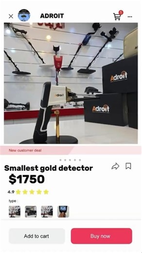 The Smallest Gold Detector in The World ADROIT