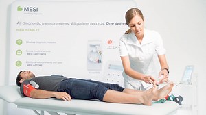 Demonstration of toe-brachial index (TBI) measurement