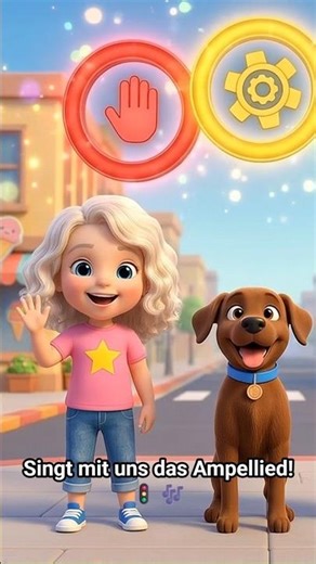 Singt mit uns das AMPELLIED! 🚦🎶 Ohrwurm für Kinder #kinderlieder #benniundlivi #mitmachlied