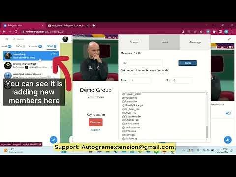 How to add members to Telegram group automatically by Chrome extension 2023