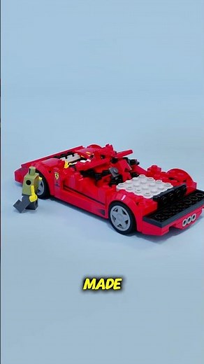 The LEGO Ferrari F40 Was Enzo's Final Car #lego #ferrari #asmr #funfacts