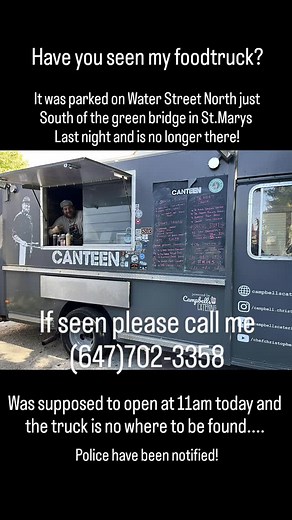 Please help me find my truck. #chef #cheflife #canadian | Campbells Catering