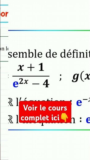 Exponential Function - Course and Corrected Exercises - 2Bac
