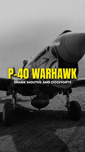 When you picture the P-40 Warhawk, one image probably flashes to mind: that iconic shark mouth, snarling through the air as it dives into battle. But the Warhawk was more than just a fearsome face. #ww2 #aviation | The War Rooms