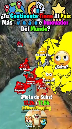 ¿Tu Continente Tiene Al País Más Avanzado e Innovador Del Mundo? #mapping #mapguide #mapas #mapper