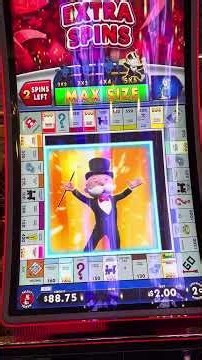 A Fast ~$150 on Monopoly Big Board Bucks EXTRA SPINS Bonus at Hard Rock Tampa #slot #casino