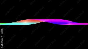 dynamic color wave. wavy figure 4k video for your project.