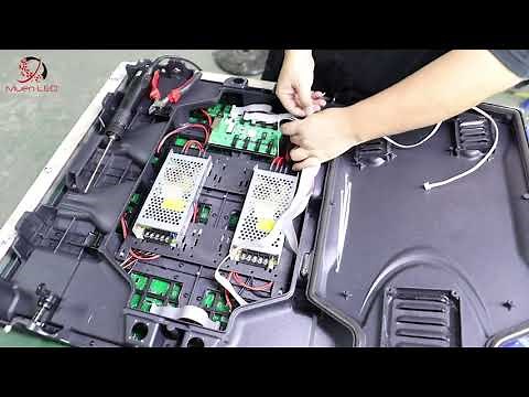 Novastar control card series Outdoor P5 Rental Led display screen 640X640MM Install tutorial