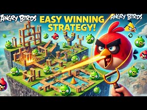 Angry Birds Easy Winning Strategy | Get 3 Stars Every Time! | CTG_GameZone