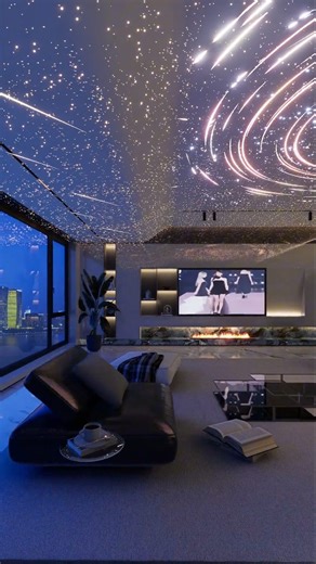 luxurydreamhub on Instagram: "Living in the future, one galaxy at a time. ✨🏙️🦾 #interiordesign #luxurylifestyle #dreamhome #futuristic #modernhome"