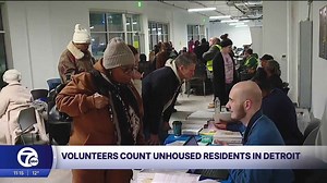 Detroit volunteers count homeless population to help shape policy, secure federal funding