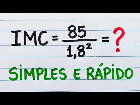 Como Calcular o IMC na CALCULADORA Passo a Passo
