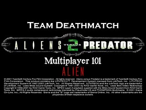 Aliens vs. Predator 2 (2001) - Multiplayer 101 - 1080p 60FPS
