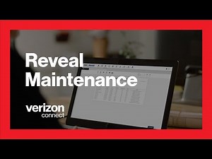 Reveal - Maintenance | Verizon Connect