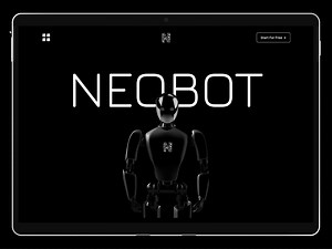 NEOBOT | Website Landing Page for Robot