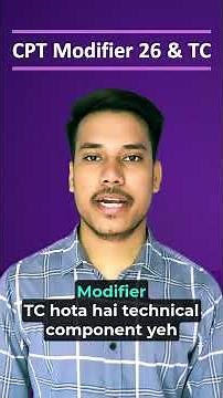 CPT Modifier 26 vs TC Explained | #medicalcoding #shorts