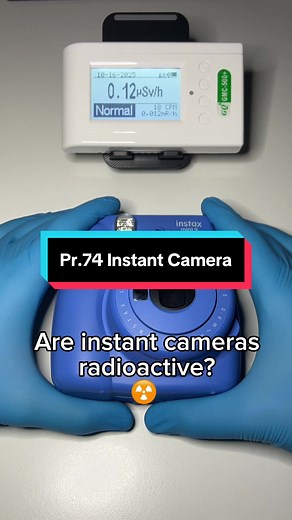 Testing Radioactivity with Instax Instant Camera