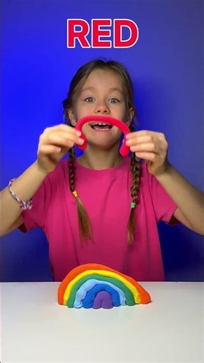 Rainbow Colors Challenge! 🌈 Kids Learning Game #shorts #fun