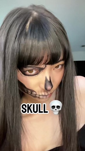 Easy Halloween Makeup Tutorial using Eyeliner | Jannah It's Showtime