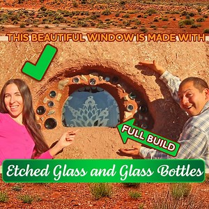 14K views · 382 reactions | Making a Window With Glass Bottles! | Our Self-Reliant Life | Facebook