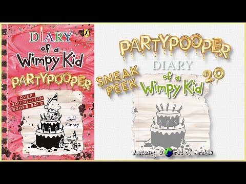 Sneak Peek of Diary of a wimpy kid book 20 Partypooper - Jeff Kinney
