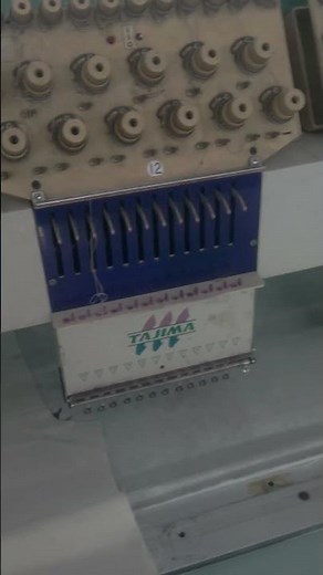 Laser Cut Thread Guide Stand for Tajima Embroidery Machine | AutoCAD Design + Installation Test