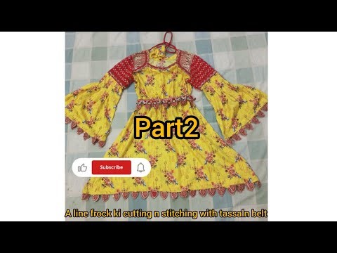 Title: A-line Frock Cutting and Stitching Tutorial