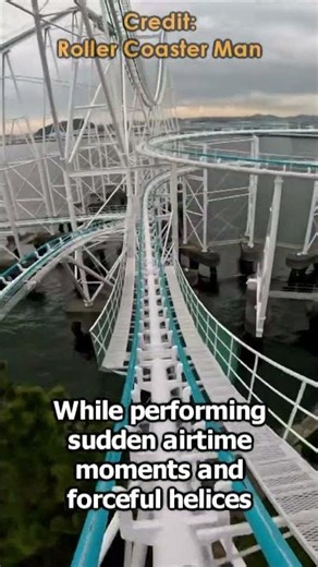 Surf Coaster Leviathan: A Japanese Jet Coaster OVER THE OCEAN (Coaster of the Day 06/22/26)