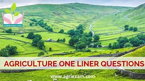 Agronomy Important Questions Agronomy One Liner-8 - Agri Exam Study
