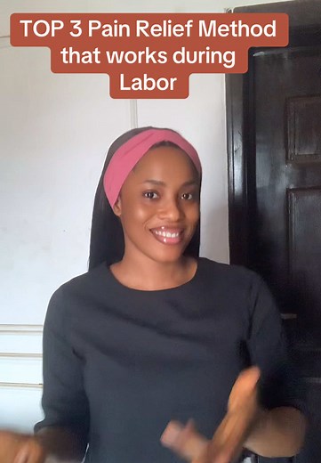 Pain Relief Method During Labor. #pregnancy #firsttimemum #thirdtrimester #naturalbirth