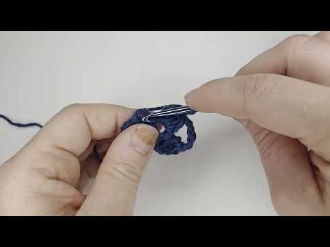 Double Crochet 4 together (dc4tog) Tutorial Right-handed