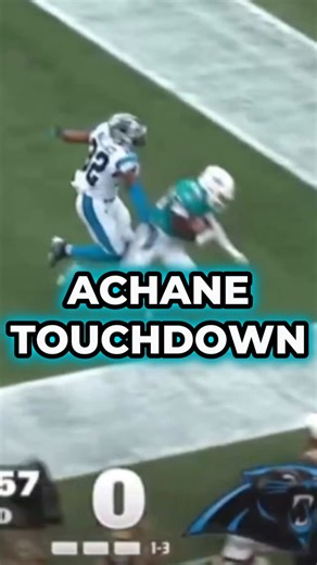 Dolphins Today by Chat Sports on Instagram: "De’Von Achance Catches Touchdown: Miami Dolphins Week 5 Highlights #nfl #nflnews #dolphins #dolphinsnews"