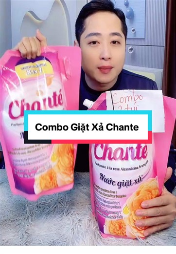 [Độc quyền KOL] Combo 2 Nước Giặt Xả Chante 8 trong 1 nặng 3.05kg #xuhuong #nuocgiatxachante8trong1 #masan #chante #combonuocgiatxa
