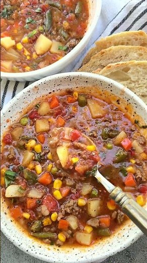 Hamburger Soup Video