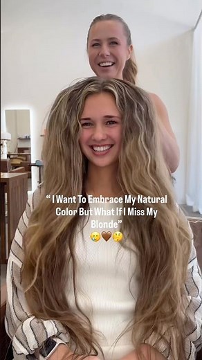 Blonde to Dark #blondetobrunette #brondehair #dirtyblondehair