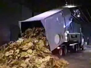 Sanitech Auger Compactors Processed Cardboard