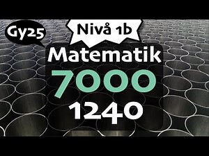 Matematik 7000 Nivå 1b 1240 matte 1b gy25