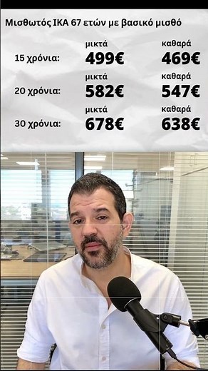 Τι σύνταξη δίνει το ΙΚΑ το 2025;