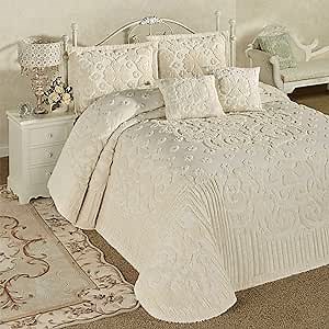 Touch of Class Laurent Grande Bedspread Set Ecru Bedspread Set Queen