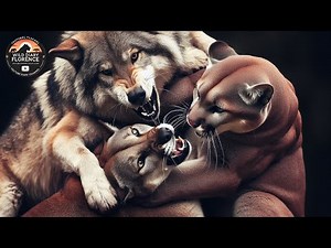 Wolf vs. Mountain Lion: A Thrilling Showdown of Apex Predators