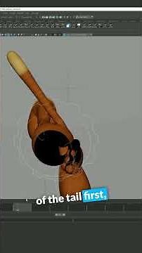 Tail Overlap Animation Tutorial Autodesk Maya