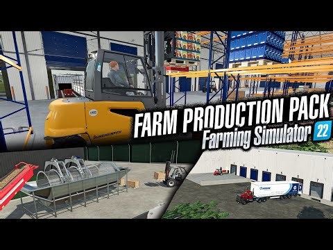 Présentation/TUTO NOUVEAU DLC Farm et Production | Farming Simulator 22 !! 🚜🏭