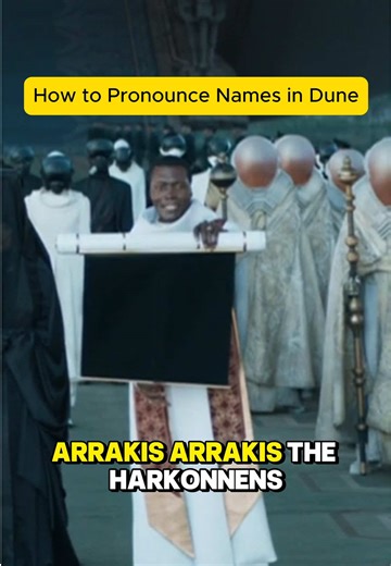 Master pronunciation in Dune the Frank Herbert way #dune #scifi #movie #fantasybooks #languagelearning